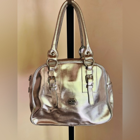 Guia for Theory Silver Leather Handbag - Picture 2 of 10